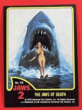 1978 Topps Jaws 2 #59 The Jaws of Death Movie Facts #11 of 15 NM