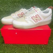 Size 10 - New Balance Numeric 480 x Chocolate Skateboards Sea Salt Red NM480SWT