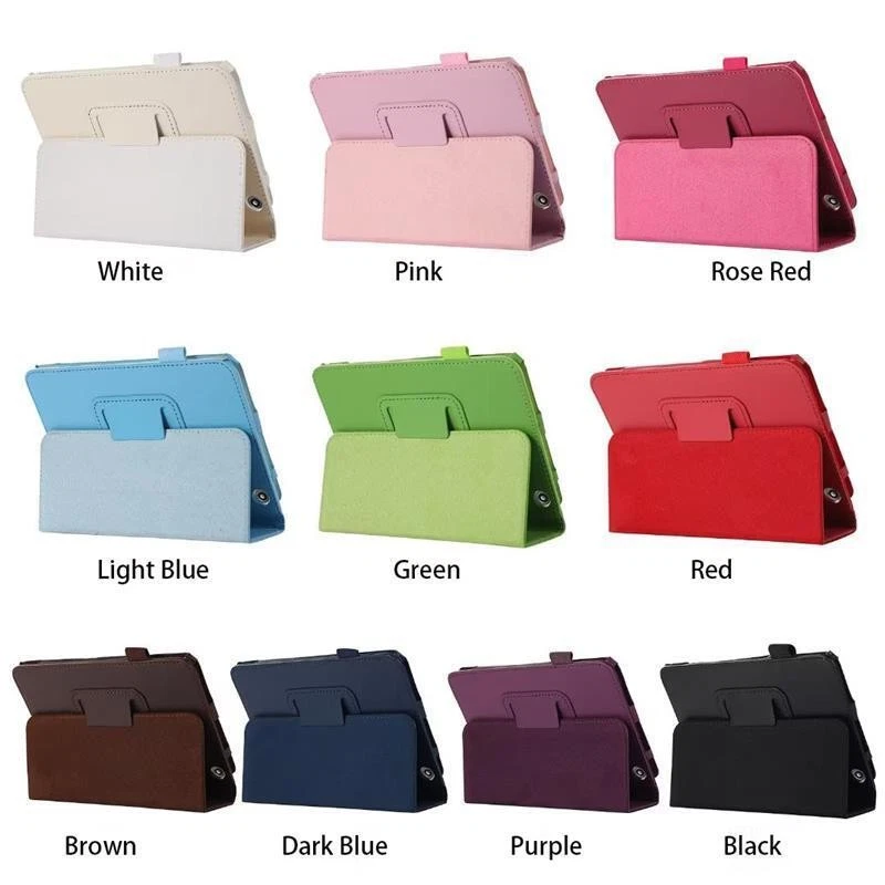 Smart Case For Amazon Fire 7 in 2022 12th Generation Leather Slim Stand Cover - Image 2 of 4