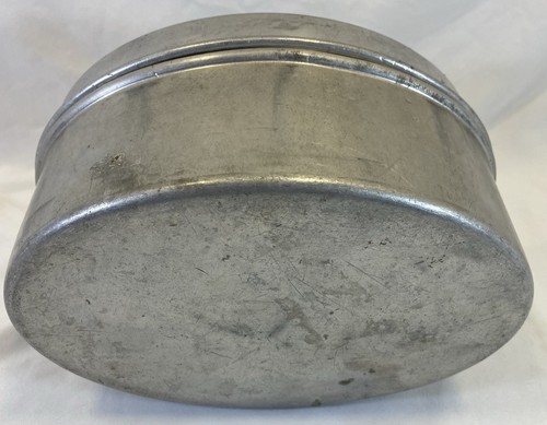 Vintage Aluminum Coal Miners Lunch Box / Pail 9x6.5x5 Very Nice Condition - Picture 4 of 5