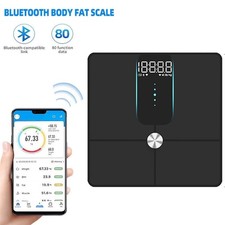 Wi-Fi  Bluetooth Digital Scale 4.3in Display for Body Composition  Heart Rate