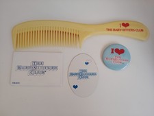 The Baby-Sitters Club Hair Comb, Travel Mirror, Fridge Magnet & Pin Vintage