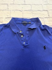 Polo Ralph Lauren Men's XL Classic Fit Blue 100 Cotton Short Sleeve Polo Shirt