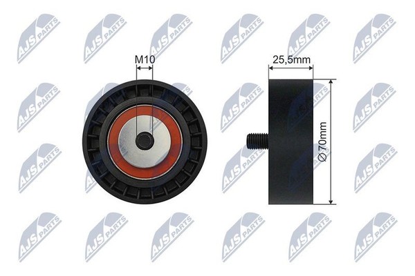 NTY Spannrolle, Keilrippenriemen RNK-BM-047 FüR BMW-image