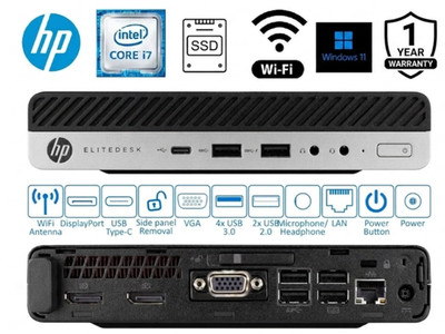 GÜNSTIGER Windows 11 Desktop PC QUAD CORE i7 Tiny Mini Computer 32GB/1TB SSD WIFI