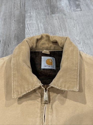 Vintage Carhartt Detroit Jacket. Large Wheat J43WET '98 USA Excellent Condition - Picture 6 of 10