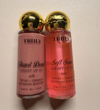 TRULY Luxury Lip Oil Set of 2 Soft Serve Glazed Donut, 0.42 fl oz