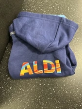 NEW 2024 ALDI Gear Dog Cat Sweatshirt Sweater  Blue Stripes M