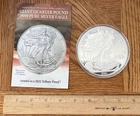 Giant 2021 Eagle Type 2 - Proof - 4 oz .999 Silver Round