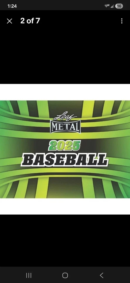 Caja Jumbo Sellada de Fábrica de Béisbol Hoja de Metal 2025 9 Auto por Caja + Prueba Automática Foto 2 de 4