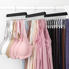 Bra Hanger for Closet, 2 Pack Tank Top Hangers 40 Hooks Capacity Foldable Woo...