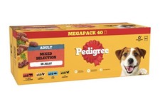 Pedigree Adult Wet Dog Food in Jelly Mixed Selection Mega Pack 40x100g 4.12 per kilo