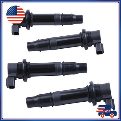 Set of 4 Ignition Coil for Yamaha FZ1 V-MAX 1700 YZF-R1 YZF-R6 5VY-82310-00-00