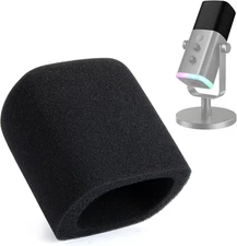 Foam Microphone Windscreen Compatible with Fifine AM8 USB Microphone for Recordi