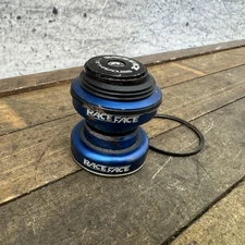 Vintage Race Face 1 1/8 Threadless Headset Blue 34mm 90s MTB Mountain
