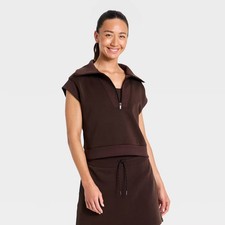 Women Airy Sleek Ribbed Trim Tank Top - All In Motion Dark