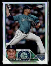 2023 Topps Chrome Update #USC107 Juan Then Refractor Rookie card