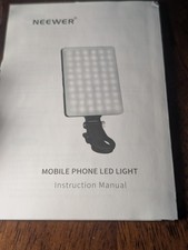 Neewer NL-60AI LED Video Light Panel w Clip Mount USB-C