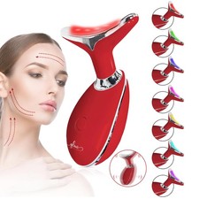 Red-Light-Therapy-for-and Neck with 7 Color, Massager for and Neck