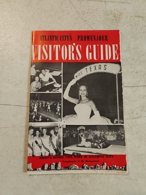 Vintage 1961 Atlantic City's Promenader Visitors Guide. Atlantic City, NJ 