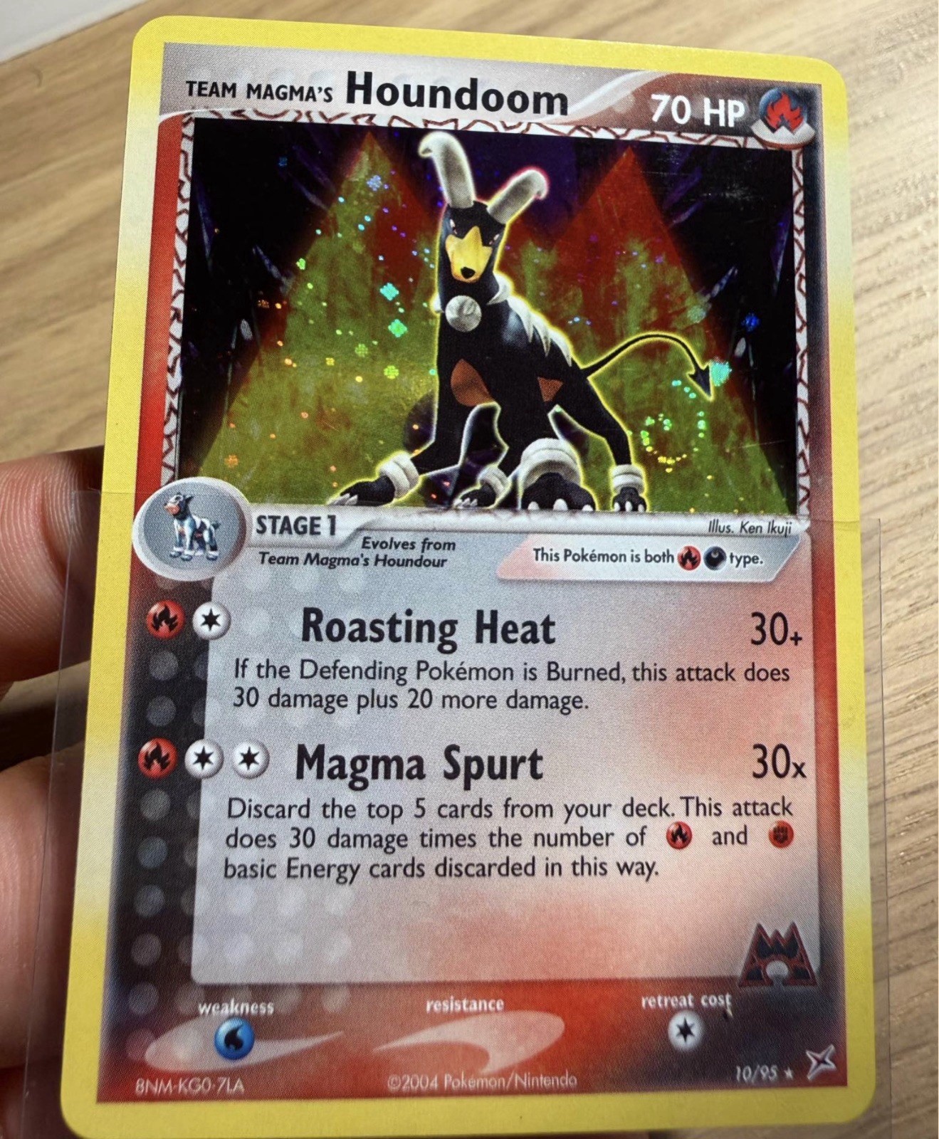 Team Magma's Houndoom 10/95 Team Magma vs Team Aqua Holo