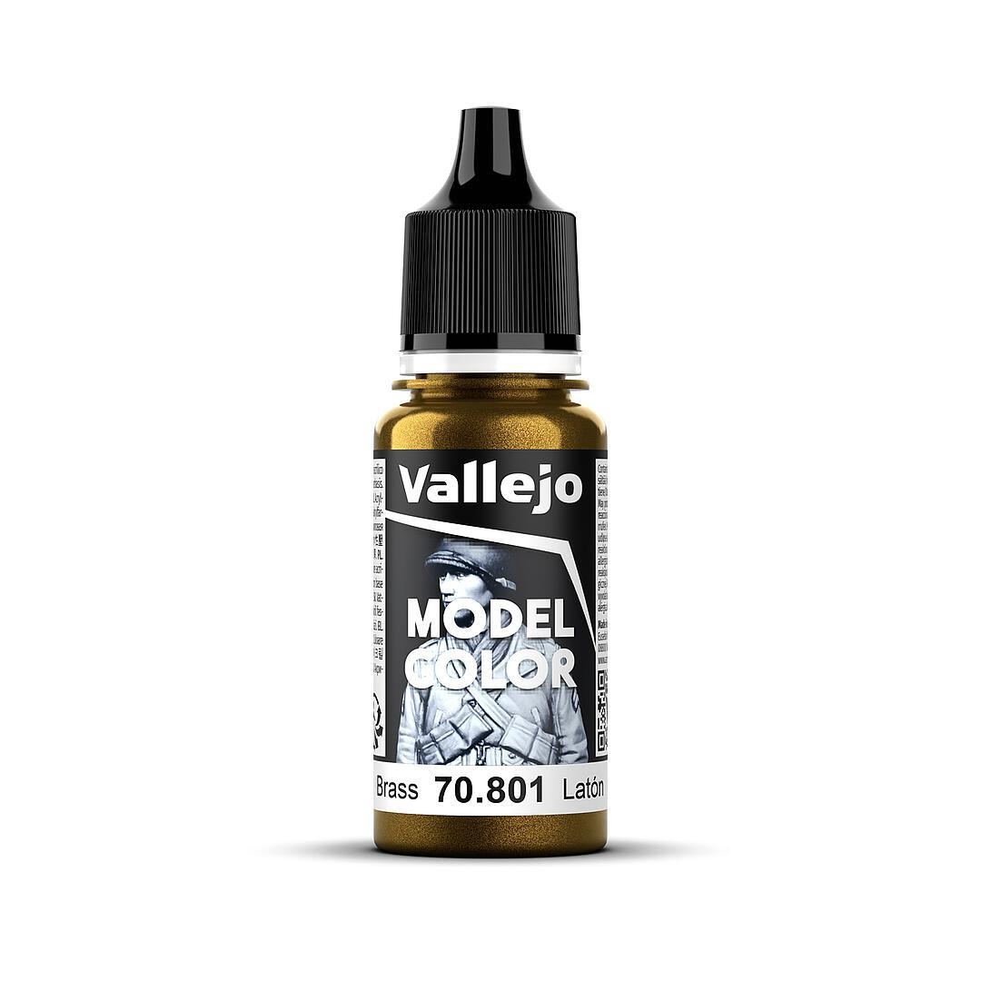 Vallejo 70.801 - Brass - Metallic - 17 Ml
