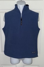 BRITCHES 67 Freestyle Fleece Scull Vest 1/4 Zip Women?s Sz XL EUC
