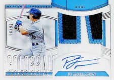 2025 NATIONAL TREASURES PJ MORLANDO COLOSSAL MATERIAL JERSEY PATCH AUTO /99
