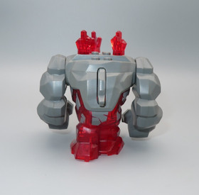 Lego large Rock Monster Tremorox Trans red crystals Power Miners minifigure 8708