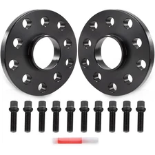 2pcs 15mm Hub Centric Wheel Spacers 5x100/ 5x112 For VW Jetta Beetle Tiguan GTI