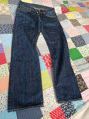 Levi's 501 Jeans blau dunkle Waschung Regular Straight W31 L32