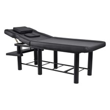 New Black Massage Table Massage Bed Spa Bed Facial Bed Salon Beauty w/ Headrest