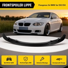 Sport Glanz Schwarz Frontlippe Vorne Tuning f�r BMW 3-Serie E92 E93 2010-2013