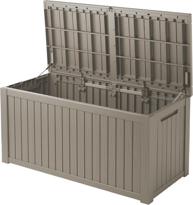 #ad 200 Gallon Lockable Resin Outdoor Storage Box Waterproof amp; Weather Resistant $251.99