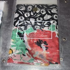 Vintage 1980s Avon Fancy florals scarf 30  x30" Square ITALY NEW