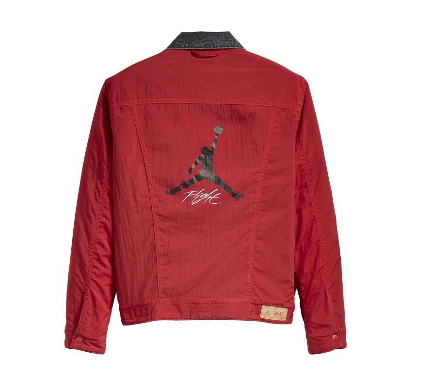 ジャケット・アウター JORDAN x Levi's Reversible TruckerJacket Air Jordan x Levis Reversible Trucker Jacket White/Black