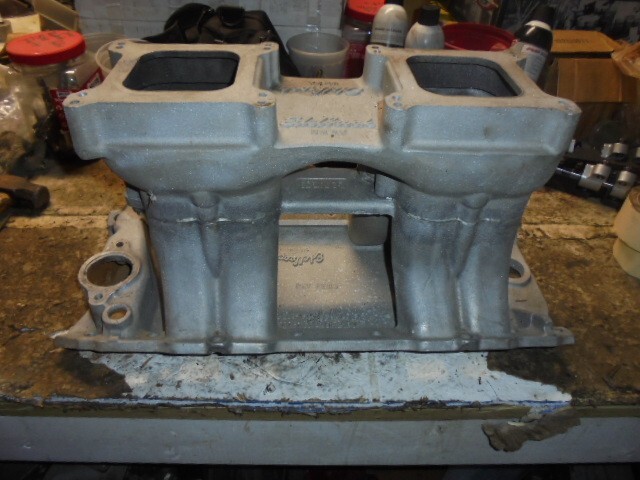 Aluminum Tunnel Ram Intake BBC UR2X Edelbrock IMCA ARCA ASA IHRA