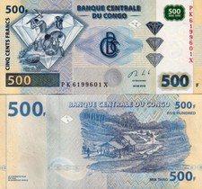 CONGO - 500 FRANCS 2013 FDS - UNC
