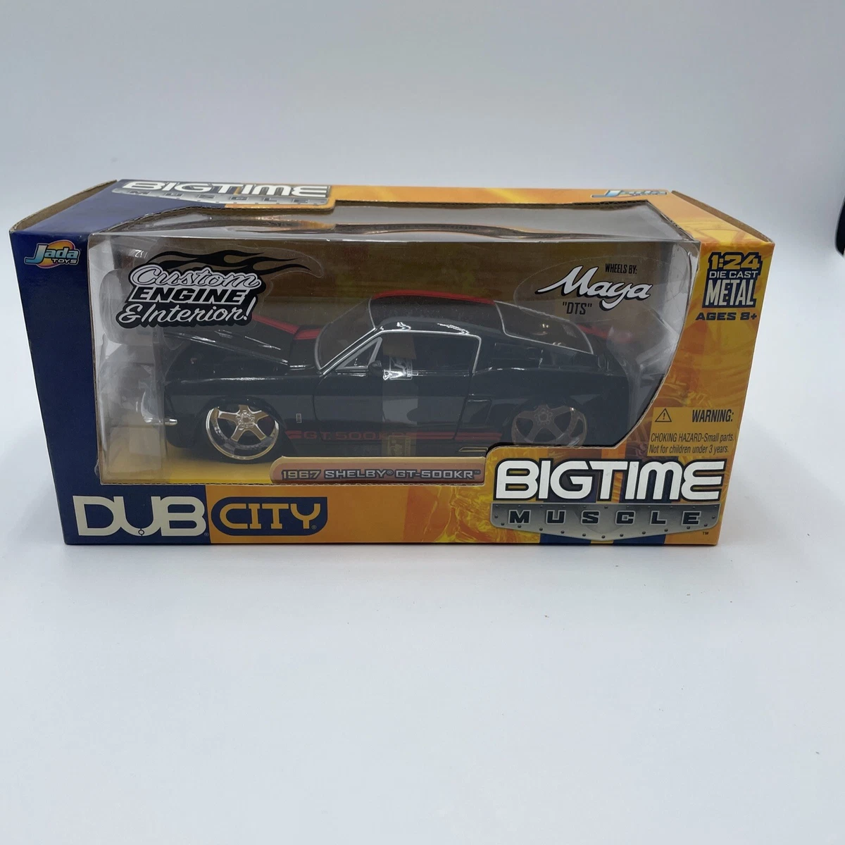 Jada Toys Dub City Big Time Muscle 1967 Shelby GT-500KR Die Cast 1:24 Scale New