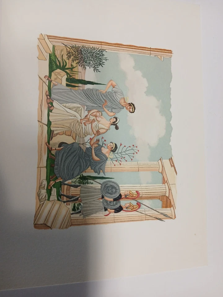 Libertinage, érotique: illustrtions de Henry Lemarié: bois gravés lot de 6  - Photo 2/4