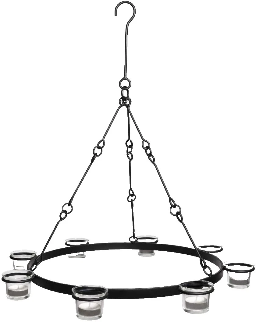 Black Wrought Iron Candle Holders & Accessories