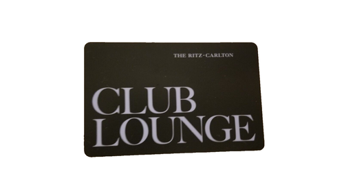 Tarjeta llave The Ritz Carlton CLUB LOUNGE - Imagen 3 de 7
