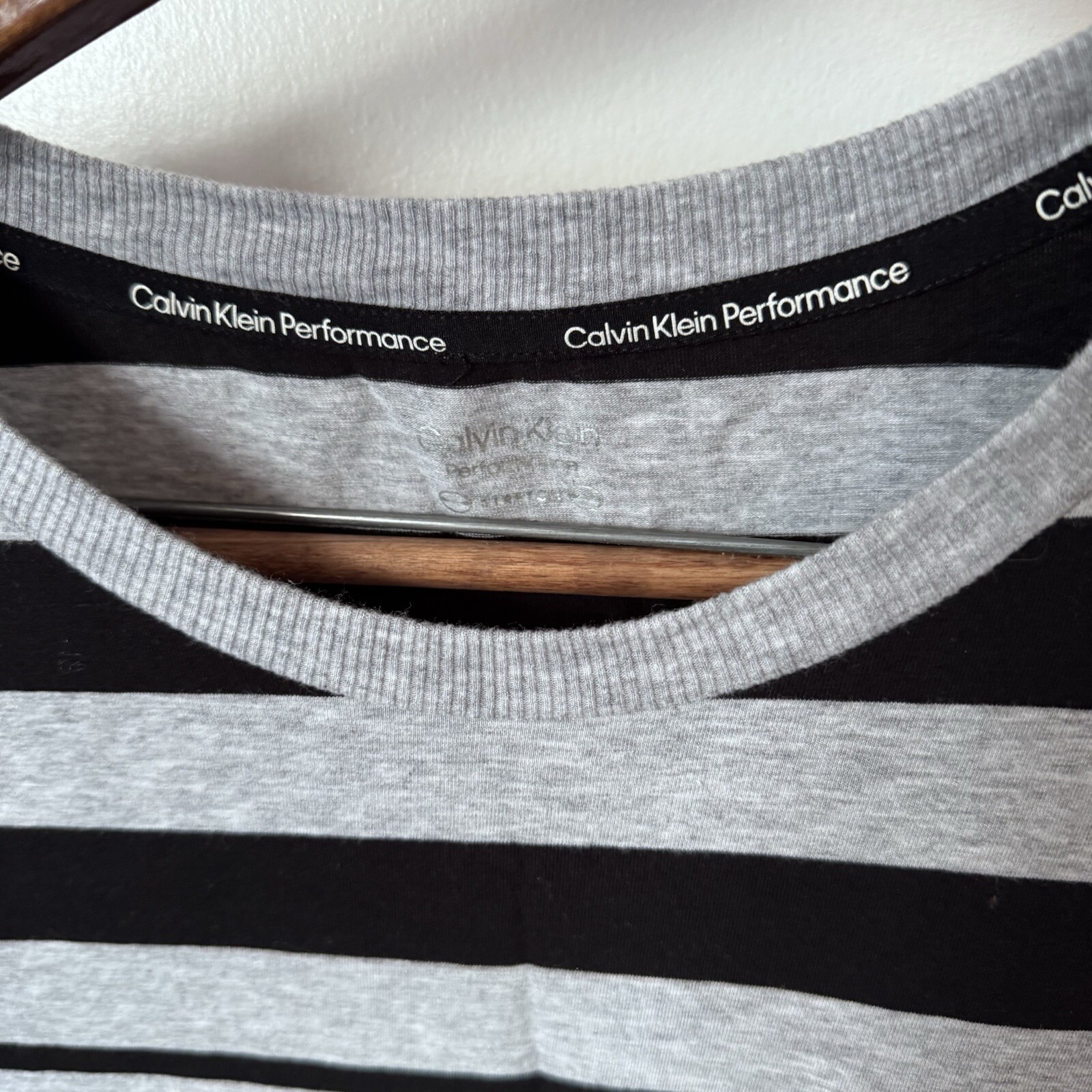 Calvin Klein Performance Striped Basic Cotton Top… - image 3