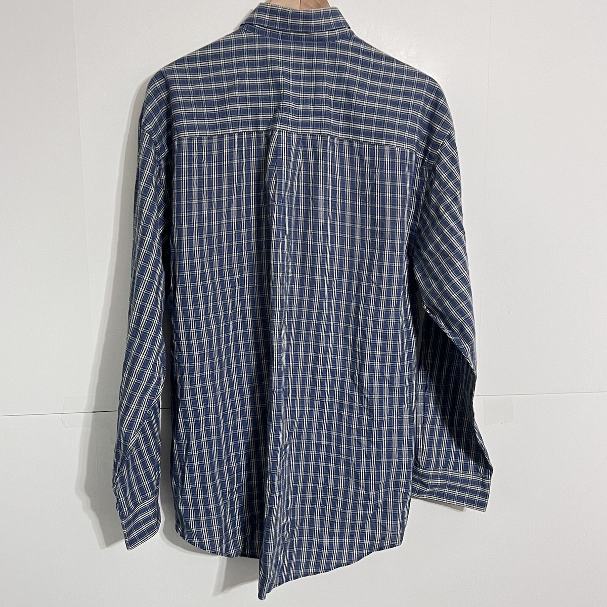 ②70s USA Arrow open collar shirt check M ②70s USA Arrow open collar shirt check M