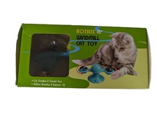 Pet Toys Cat Windmill Fidget Spinner for Kitten with Catnip Bell Ball Turntable