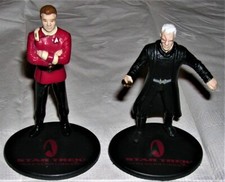1994 3" PVC Kirk & Soran Figures Applause Star Trek Generations Movie