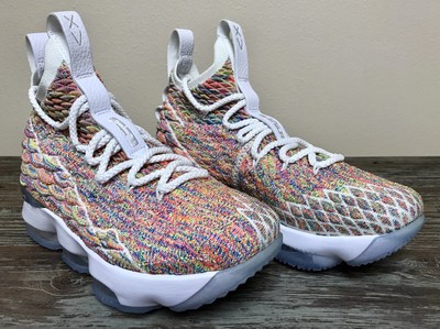 lebron 15 fruity pebbles size 7
