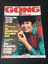 Gong 37/1968 mit TV-Programm vom 14.9.- 20.9.1968 mit Aktenzeichen XY
