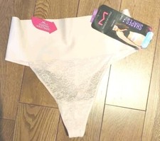 Maidenform Women's No Pinch Shaping Waistband Thong. NWT. Size 2xl. Beige.
