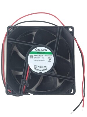 *Lot of 2* SUNON MF80252V1-1000U-A99 24VDC 1.68W frequency converter cooling fan